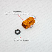 Load image into Gallery viewer, Universal Aluminum Auto Car Wheels Tire Tyre Valves Dust Stems Air Caps - Gold - US85.COM