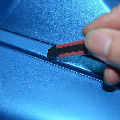 Vinyl Wrap Cutting 9mm Stainless Steel Snap-Off Blades 10x Pack Utility Knife - US85.COM