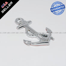 Load image into Gallery viewer, Chrome 3D Pirate Ship Anchor Emblem Badge Decal Car Stickers Truck Decoration - US85.COM