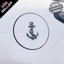 Load image into Gallery viewer, Black 3D Pirate Ship Anchor Emblem Badge Decal Car Stickers Truck Decoration - US85.COM