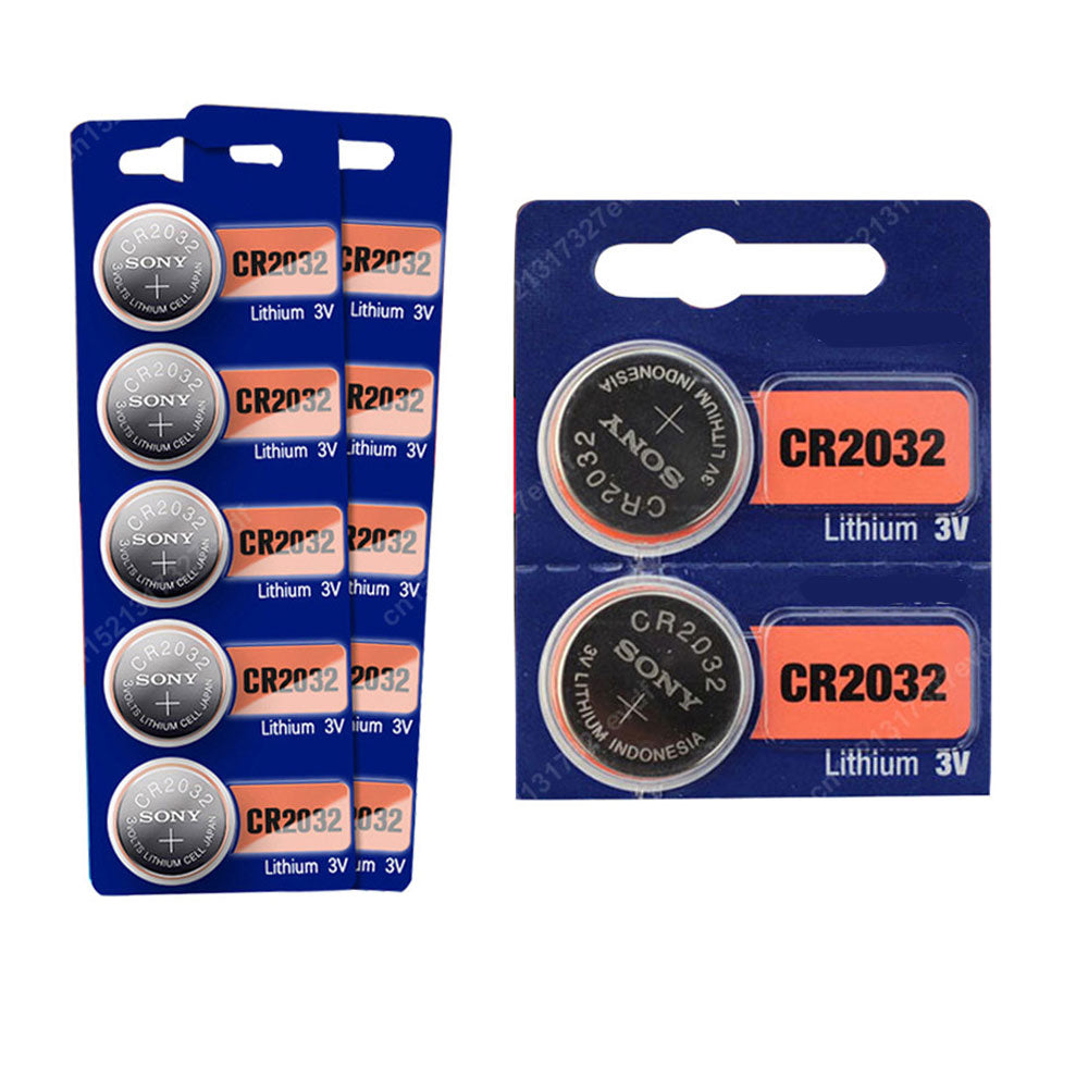 5Pcs/Set Sony Coin Cell Battery CR2016/CR2025/CR2032 3V Lithium Replaces - US85.COM