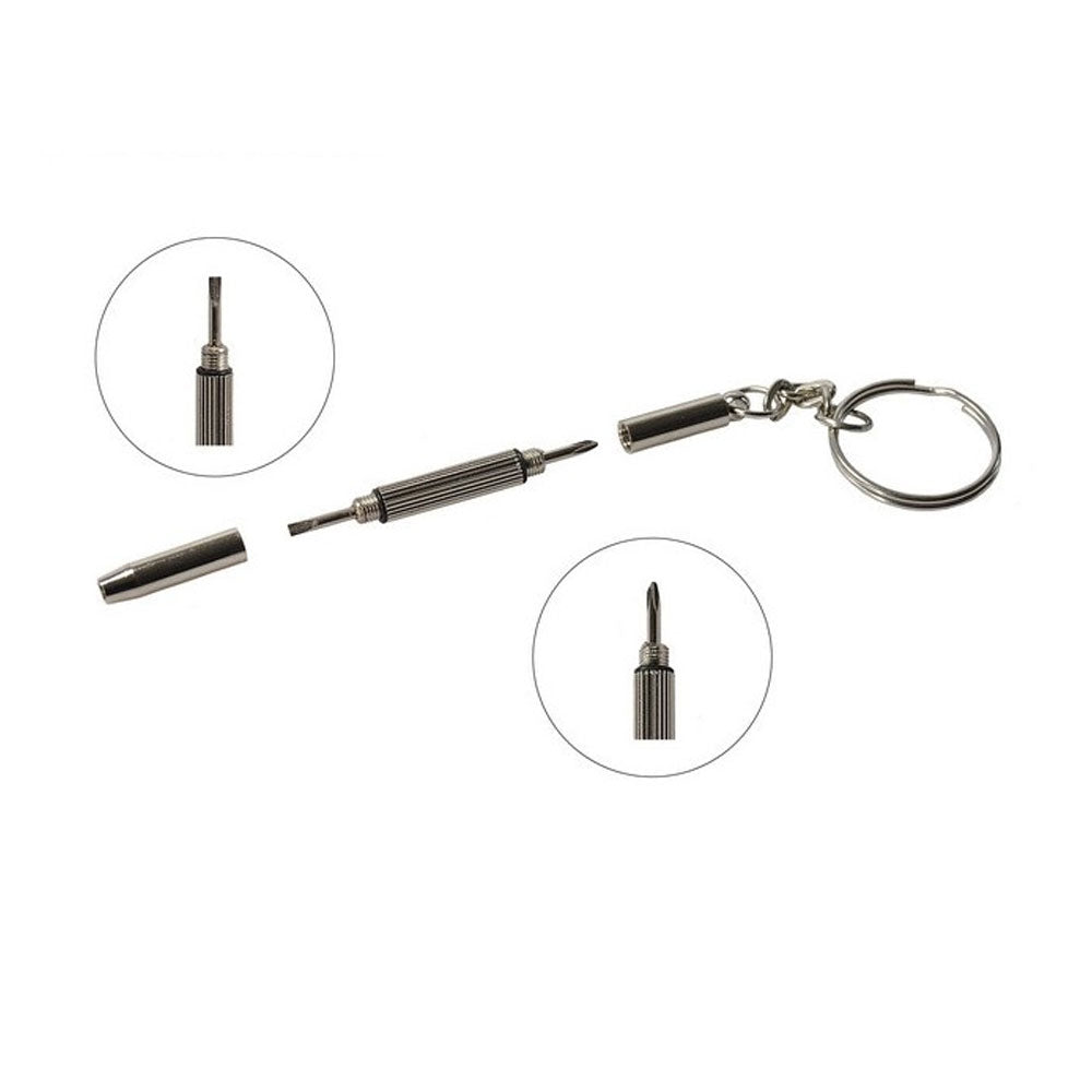 1pcs Screwdriver for Glasses - Small Three Rotation Heads Style Compact Screwdriver for Glasses Steel S-grade Screwdriver Drill Screwdriver - US85.COM