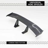 Carbon Fiber Universal Mini Spoiler Auto Car Trunk Tail Decoration Sport Wing
