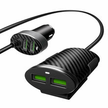 Load image into Gallery viewer, 4-Port Multi USB Car  Charger Uber Lyft Driver Front Back Seat Passenger Adapter - US85.COM
