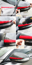 Load image into Gallery viewer, Red New Mercedes Rearview Mirror Cover Trim Strip Sticker Vinyl Racing Decal AMG - US85.COM