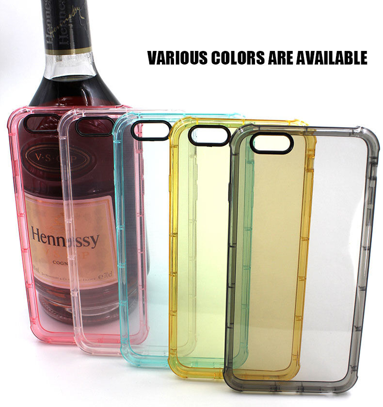 Apple iPhone 6 / 7 / 8 Plus Case Silicone Clear Cover Bumper Rubber Protective - US85.COM