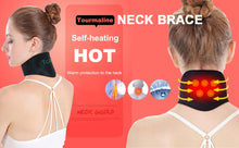 Load image into Gallery viewer, A0459 Tcare Tourmaline Magnetic Therapy Neck Brace Tourmaline Belt Support Cervical Vertebra Protection Spontaneous Self Heating