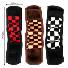 Load image into Gallery viewer, Fashion Universal Plush Fabric Car Steering Wheel Cover Diameter 38cm Car Accessories Auto Decoration