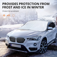 Load image into Gallery viewer, Universal Car Front Windshield Cover for Auto Sunshade or Snow Ice Protection Cover Winter Summer (150x70 / 190 x 120cm)  Windshield Shield