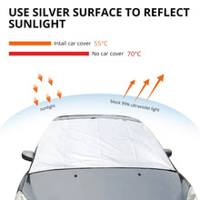 Load image into Gallery viewer, Universal Car Front Windshield Cover for Auto Sunshade or Snow Ice Protection Cover Winter Summer (150x70 / 190 x 120cm)  Windshield Shield