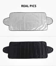 Load image into Gallery viewer, Universal Car Front Windshield Cover for Auto Sunshade or Snow Ice Protection Cover Winter Summer (150x70 / 190 x 120cm)  Windshield Shield