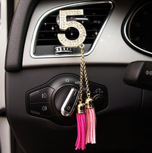 Load image into Gallery viewer, Fashion Diamond Pearl Bow Flower Car Styling Air Freshener Perfume For Car Air Condition Vent Smell Accessories Decoration