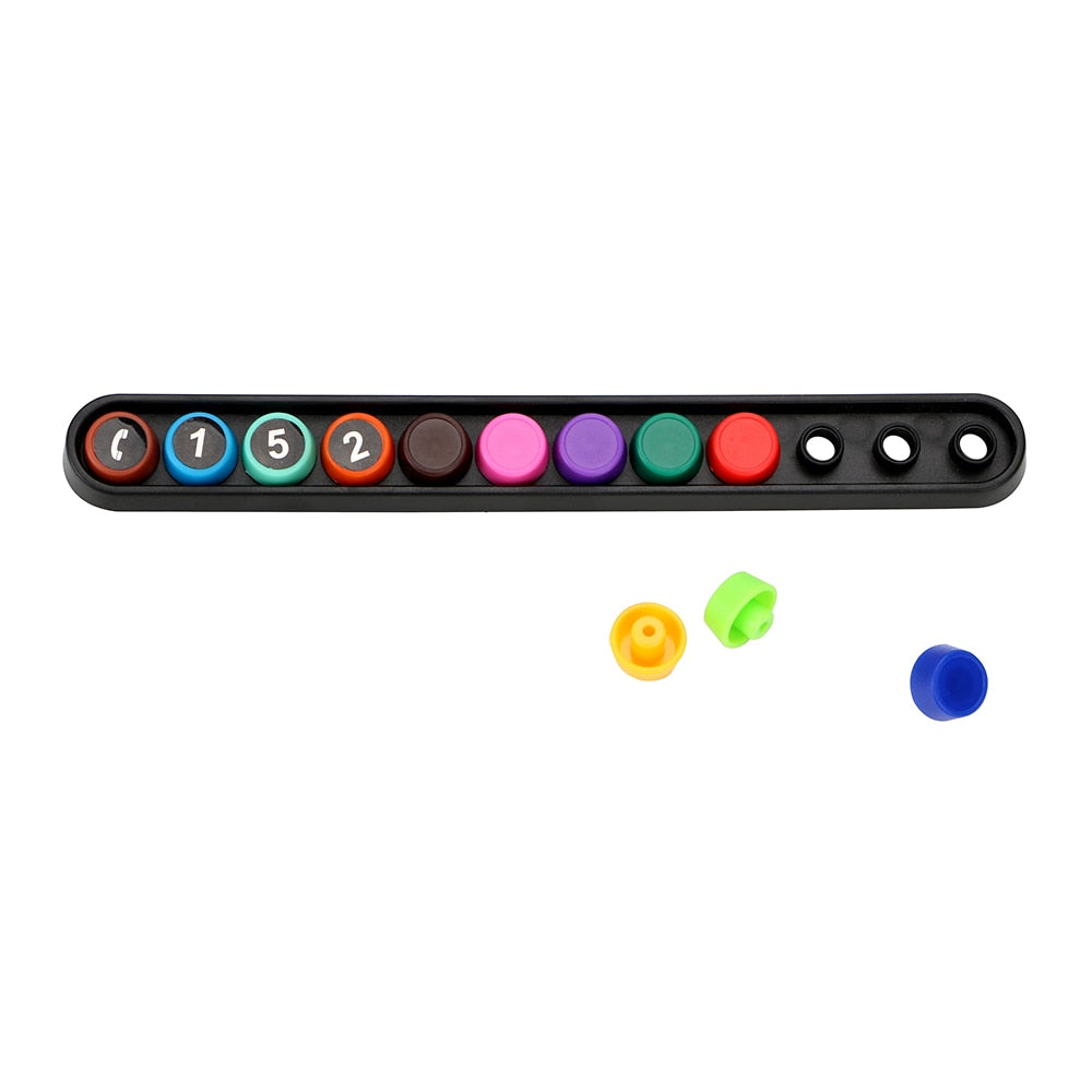 Cute Colorful Car Temporary Parking Mobile Phone Number Card Card Car Sticker Self-adhesive Phone Number Card