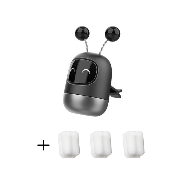 Cute shaking head robot Car Perfume Air Freshener Car Diffuser Solid for Auto Interior Decoration Accessories