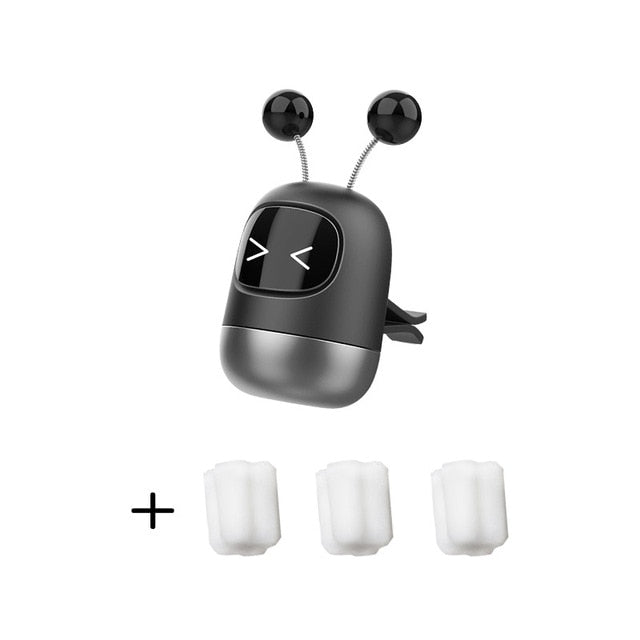 Cute shaking head robot Car Perfume Air Freshener Car Diffuser Solid for Auto Interior Decoration Accessories