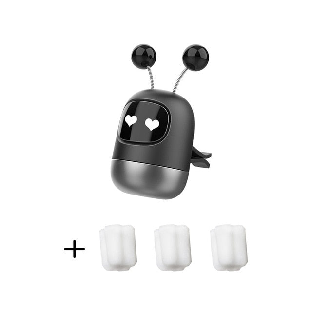 Cute shaking head robot Car Perfume Air Freshener Car Diffuser Solid for Auto Interior Decoration Accessories