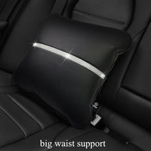 Load image into Gallery viewer, Fashion Universal Bling Crystal Rhinestone Diamond Faux Leather Car for Steering Wheel Covers Shift Knob Handbrake Seat-belt Neck Pillow Waist Support Armrest-pad Auto Accessories Set Series