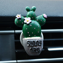 Load image into Gallery viewer, 3D Simulation Plant Decoration Auto Air Freshener Outlet Decoration Perfume Clip Car Fragrance Ornament