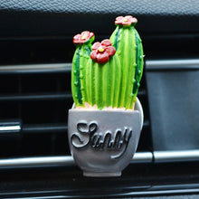 Load image into Gallery viewer, 3D Simulation Plant Decoration Auto Air Freshener Outlet Decoration Perfume Clip Car Fragrance Ornament