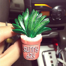 Load image into Gallery viewer, 3D Simulation Plant Decoration Auto Air Freshener Outlet Decoration Perfume Clip Car Fragrance Ornament