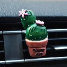 Load image into Gallery viewer, 3D Simulation Plant Decoration Auto Air Freshener Outlet Decoration Perfume Clip Car Fragrance Ornament