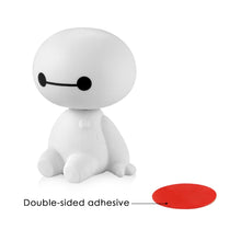 Load image into Gallery viewer, Universal Cute Cartoon Plastic Baymax Robot Big Hero Doll Toys Shaking Head Figure for Car Ornaments Auto Interior Decorations