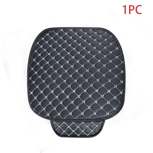 Universal Car Seat Soft Artificial leather Cover Protection Waterproof Easy Clean Cushion Mats Chair Protector Carpet Pads for Car Accessories Decoration