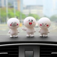 Load image into Gallery viewer, Cute Expression Cartoon Doll Car Decoration Dashboard Auto Interior Decor Accessories