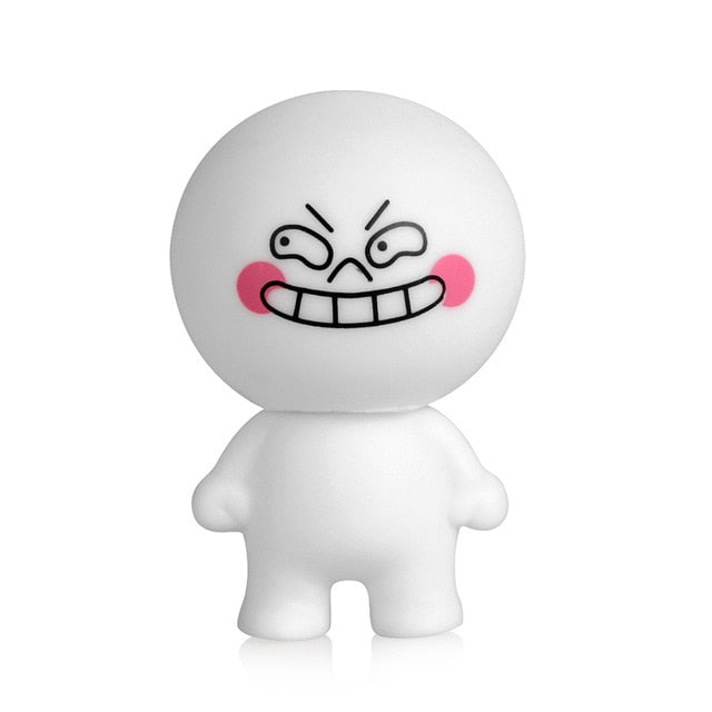 Cute Expression Cartoon Doll Car Decoration Dashboard Auto Interior Decor Accessories