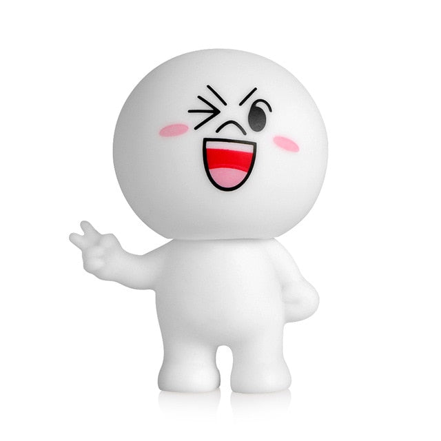 Cute Expression Cartoon Doll Car Decoration Dashboard Auto Interior Decor Accessories