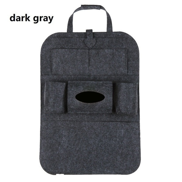 Fashion Auto Car Seat Back Multi-Pocket Storage Bag Organizer Holder Seat Back Covers Protection