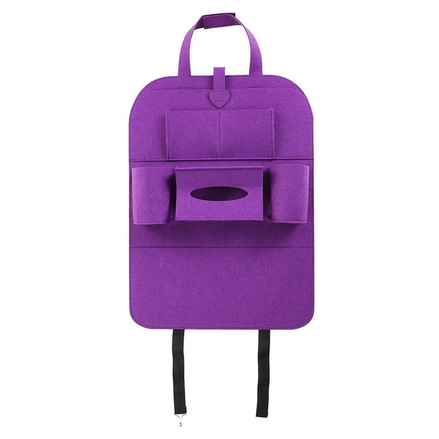 Fashion Auto Car Seat Back Multi-Pocket Storage Bag Organizer Holder Seat Back Covers Protection