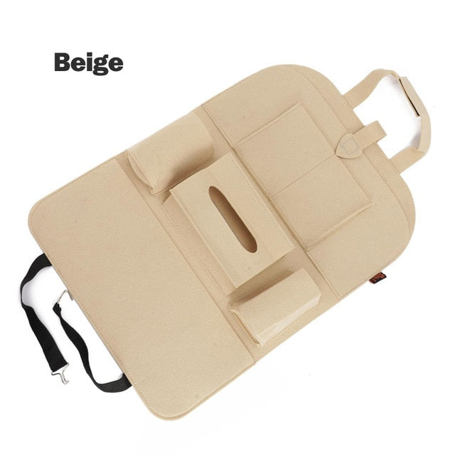 Fashion Auto Car Seat Back Multi-Pocket Storage Bag Organizer Holder Seat Back Covers Protection