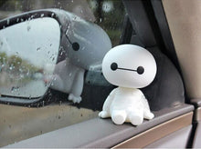 Load image into Gallery viewer, Universal Cute Cartoon Plastic Baymax Robot Big Hero Doll Toys Shaking Head Figure for Car Ornaments Auto Interior Decorations