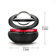 Load image into Gallery viewer, Universal Solar Interstellar Double-ring Rotating Suspended Aromatherapy Car Air Conditioning Air Refresher for Auto Home Office