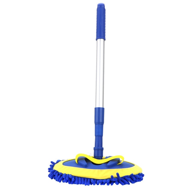 Soft Car Wash Brush Easy Cleaning Tools Mop Telescoping Extra Long Handle for Auto Chenille Broom Auto Accessories