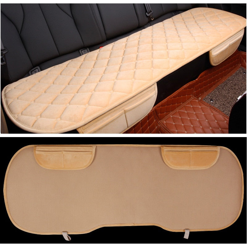 Fashion Car Front/Rear/Full Set Seat Cover Protector Mat Pad Cushion Non-slip Short Plush Waterproof  Cover