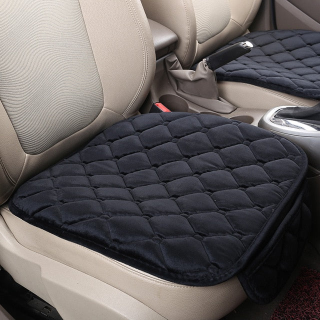 Fashion Car Front/Rear/Full Set Seat Cover Protector Mat Pad Cushion Non-slip Short Plush Waterproof  Cover