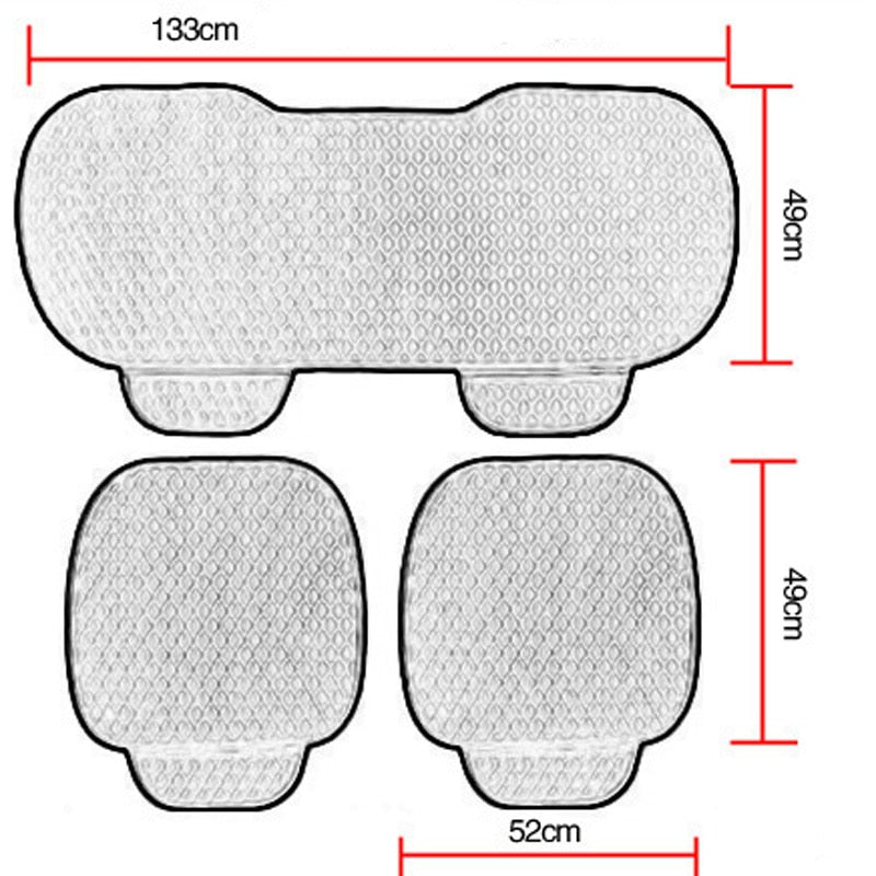 Fashion Car Front/Rear/Full Set Seat Cover Protector Mat Pad Cushion Non-slip Short Plush Waterproof  Cover