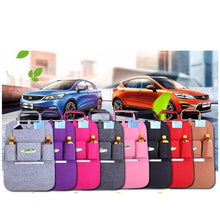 Load image into Gallery viewer, Fashion Auto Car Seat Back Multi-Pocket Storage Bag Organizer Holder Seat Back Covers Protection