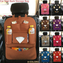 Load image into Gallery viewer, Fashion Auto Car Seat Back Multi-Pocket Storage Bag Organizer Holder Seat Back Covers Protection