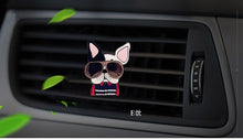 Load image into Gallery viewer, Cute Dog Style Acrylic Air Freshener  Perfume Clip Auto Interior Smell Accessories