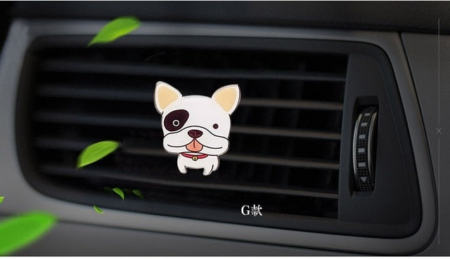 Cute Dog Style Acrylic Air Freshener  Perfume Clip Auto Interior Smell Accessories