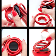 Load image into Gallery viewer, Universal Solar Interstellar Double-ring Rotating Suspended Aromatherapy Car Air Conditioning Air Refresher for Auto Home Office