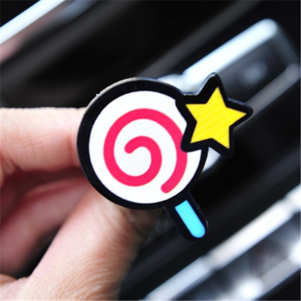 Universal Cute Air Conditioning Vents Perfume Clip Air Freshener Auto Interior Decoration Fragrances Accessories