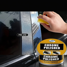 Load image into Gallery viewer, Chrome Polish Paste, Metal Restoration Compound for Wheels and Handles, 100g with Sponge