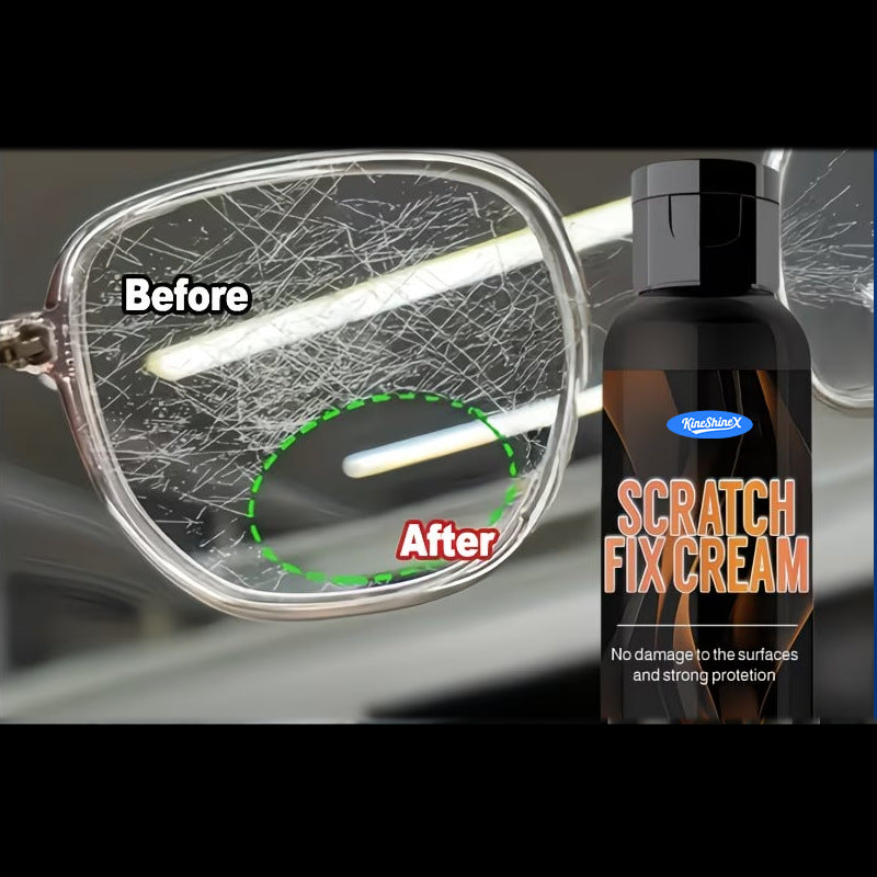 Eyeglass Scratch Repair Kit, Lens Polishing Compound for Glasses, 50g / 100g with Sponge