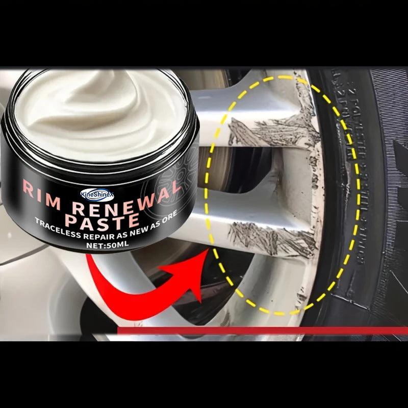 Wheel Rim Repair Kit, Scratch and Kerb Rash Remover for Alloy Wheels, 50ml / 100ml with Sponge
