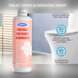 Toilet Odor Eliminator Spray, Bathroom Deodoriser for Smoke and Drain Smells