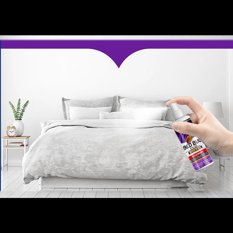 Bed Bug Killer Spray, Treatment for Bedbugs, Eggs, Fleas and Dust Mites, 100ml